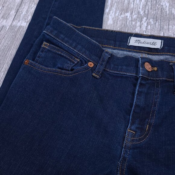 Madewell Womens Skinny Skinny Jeans Size 26x32 Dark Denim Low Rise Stretch Pants - Picture 5 of 9